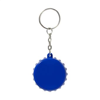 Popcap RABS bottle opener keyring Aztec blue