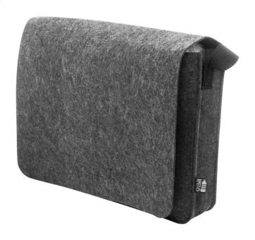 Refelt Courier Umschlagtasche aus RPET-Filz Dunkelgrau