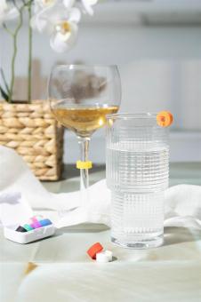 Cupperty Glasmarkiererset Weiß