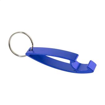 Ellopi bottle opener keyring Aztec blue