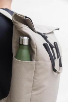 Rebyss Roll Recycelten Canvas Rucksack Beige