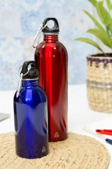 Ressuto Flasche aus recyceltem Edelstahl Blau