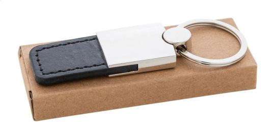 Rokke keyring Silver/black
