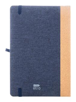 Coppet Notizbuch aus RPET Dunkelblau