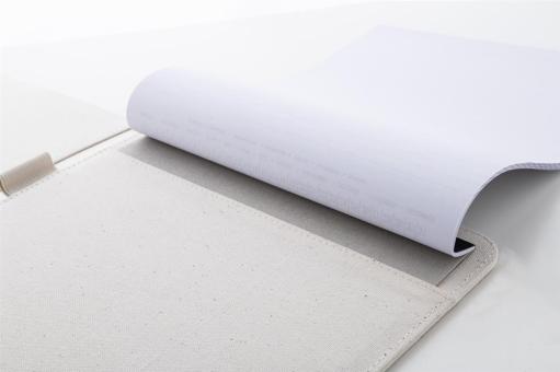 Carbasa A4 Dokumentenmappe aus recyceltem Canvas Natur