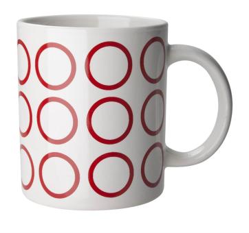 Art mug set Red/white