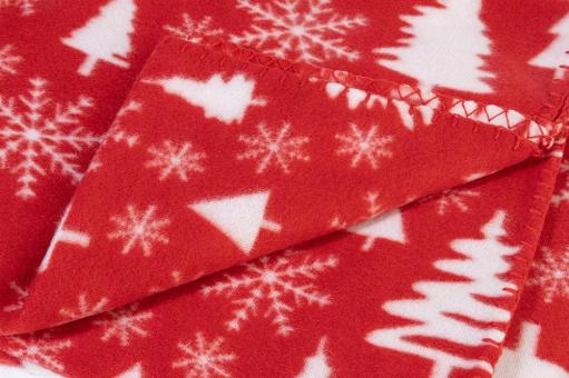 Kokkola RPET Christmas blanket Red