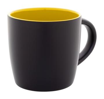 Sculptus Tasse Gelb/schwarz