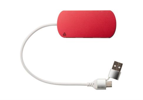 Raluhub USB Hub Rot