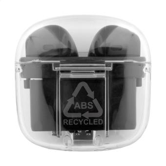 Trance RABS transparent wireless earphones Black