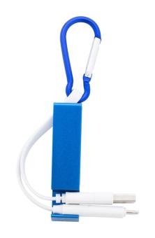 Cappy USB charger cable Aztec blue