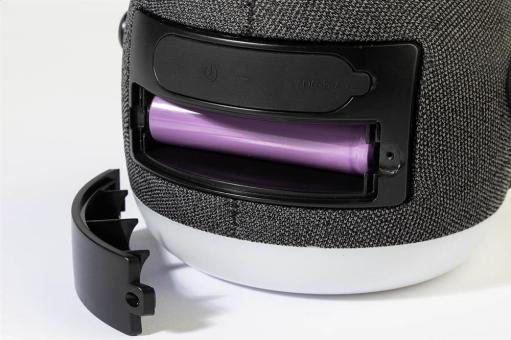 Luzfi Wireless-Charger und Lautsprecher Dunkelgrau