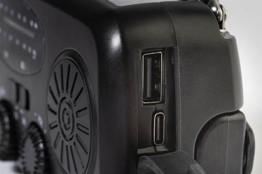 Beacon multifunctional emergency radio Black