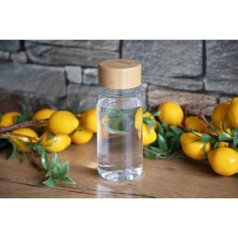 Drink bottle "Natural" clear-transparent, 0.4 l Transparent blue