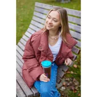 Insulated cup "Mocha" with tea strainer Transparent