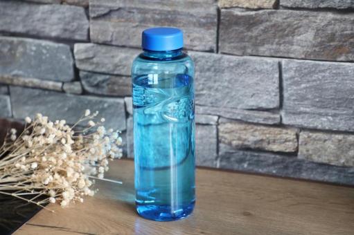 Drink bottle Carve "Refresh" clear-transparent, 1.0 l Transparent blue