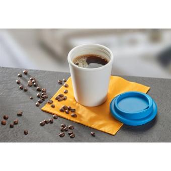 Kaffeebecher "Premium", small upcycling Weiß