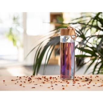 Glasflasche "Bamboo", 0,65 l, colour Grau