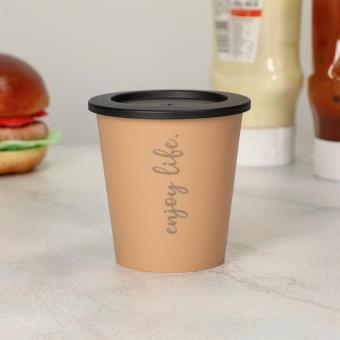 ToGoPlus" dip cup, 200 ml Brown