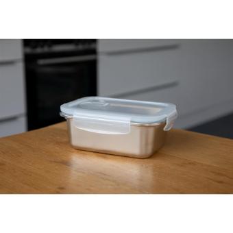 Storage tin "Heat", 700 ml Silver