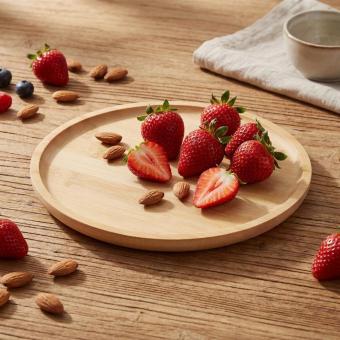 Bamboo plate "Zuma", small Nature
