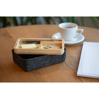 Felt storage box 'Reva' Convoy grey