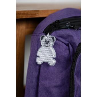 Reflector "Bear" Transparent pink