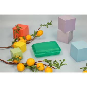 Storage box "School box" junior Milky transparent