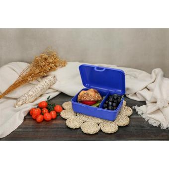 Lunch box "School Box" deluxe, with compartment divider American red