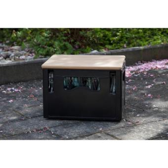 Beer crate seat "Woody" Nature