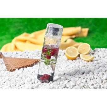 Trinkflasche "Acqua" Tritan Transparent grau