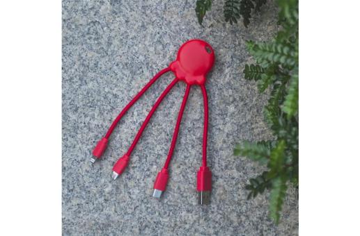 2087 | Xoopar Octopus Charging cable Rot