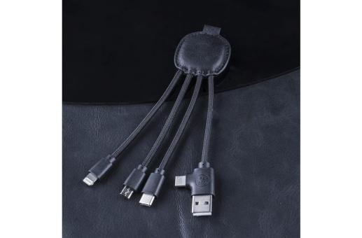 4000 | Xoopar Iné Smart Charging cable with NFC Schwarz