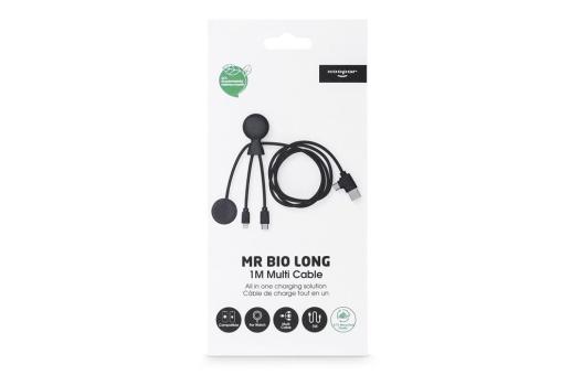 Xoopar Mr. Bio Long Multi Cable for Apple/Samsung Watch 1 Meter Black