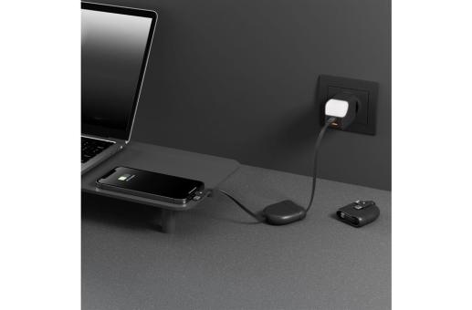 Enjoy Technology Xoopar ICE-R Einziehbares USB-C- und Lightning-Kabel 60 W 1 Meter Schwarz