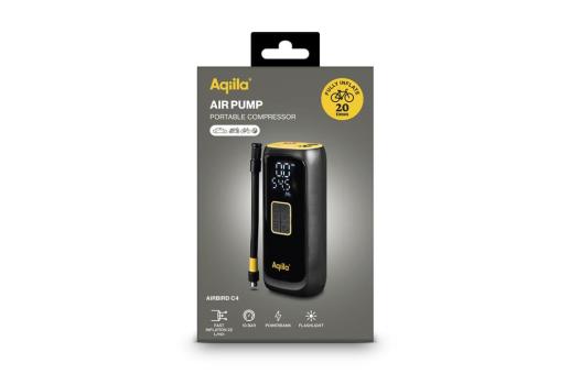 Enjoy Technology Aqiila Airbird C4 tragbarer Kompressor Schwarz