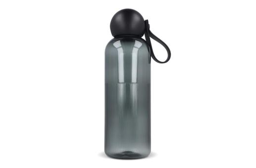 InSideOut Sagaform Ture Wasserflasche 600 ml Transparent schwarz