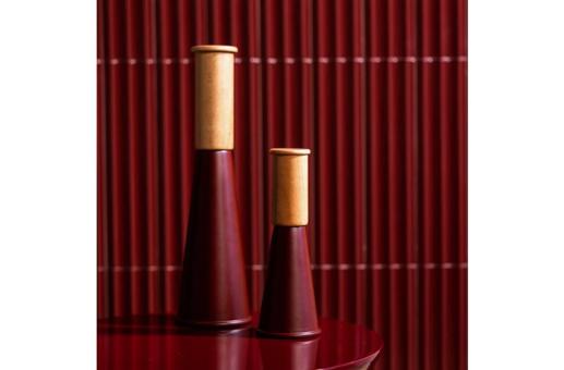 Sagaform Gurken Salt or Pepper Grinder Large, 32cm Dark red
