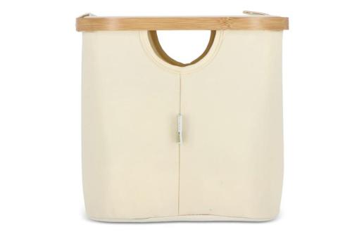 InSideOut folding basket with lid Sogne 38 x 26 x 25cm rPET Ecru