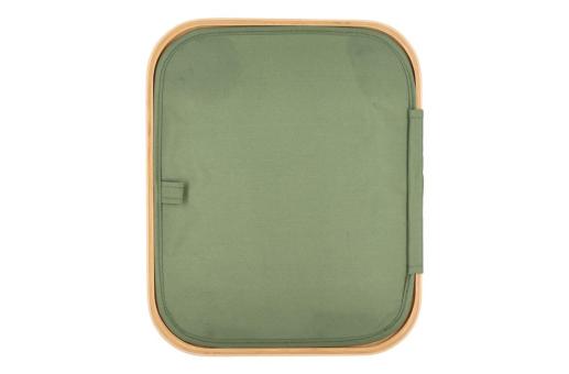 InSideOut folding basket with lid Sogne 40.5 x 33 x 42cm rPET Olive