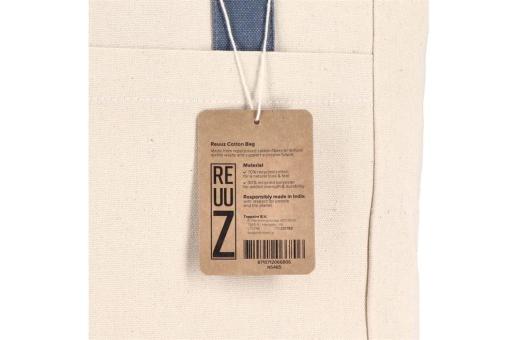 InSideOut Reuuz Canvas Tragetasche 33 x 42 x 10 cm Graublau