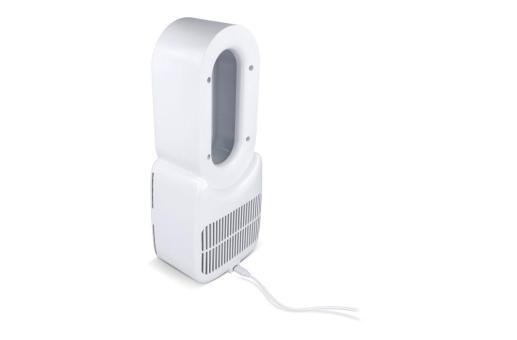 inSideOut Brislux – Rotorloser Softwind-Ventilator mit LED-Licht Weiß