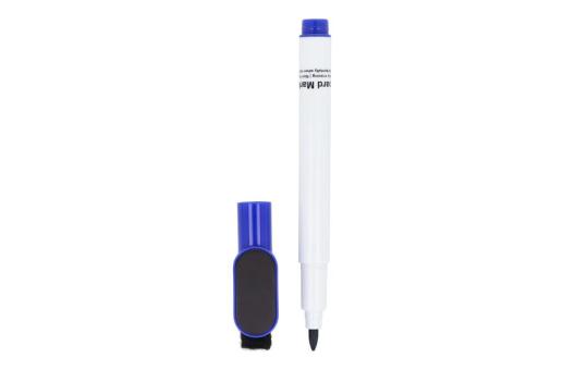 Whiteboard marker with magnet &amp; wiper Aztec blue