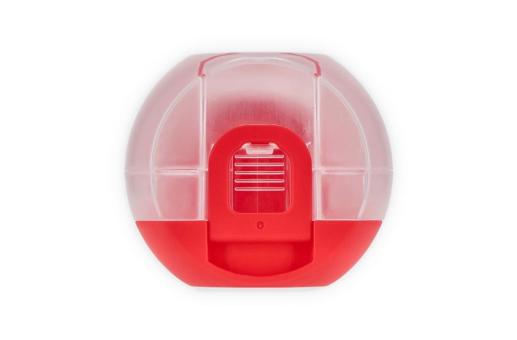 All-in-One Lunch Bowl Container with Sauce Compartment & Spoon-fork Red