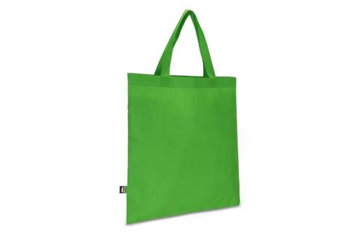 R-PET Carry bag non-woven short handles 38 x 42cm 75g/m² 