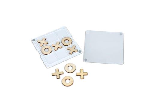 Tic-Tac-Toe coaster White