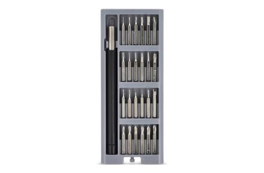 24-in-1 Precision Screwdriver set with organizer Convoy grey