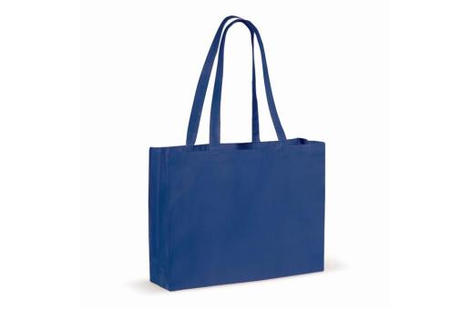 Recycled cotton bag with gusset 140g/m² 49x14x37cm 