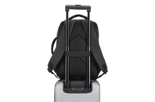 PU Osaka Laptop Backpack 30 x 14 x 42 cm 15L Black