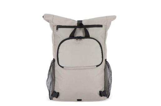 R-PET 600D Rolltop bicycle backpack 20L Convoy grey